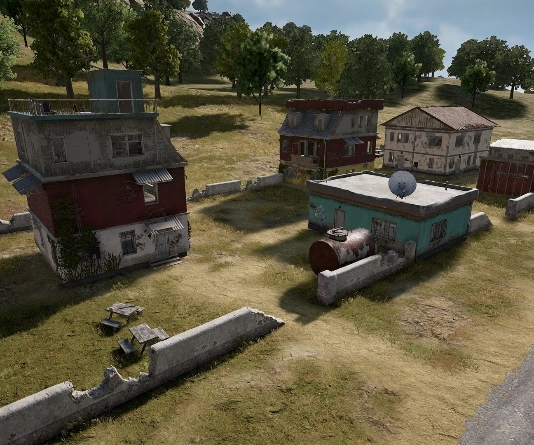 Guess the location on the PUBG Erangel map