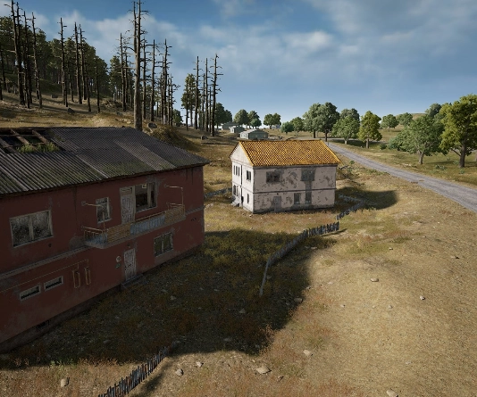 Guess the location on the PUBG Erangel map