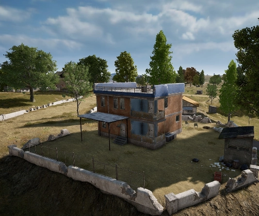 Guess the location on the PUBG Erangel map