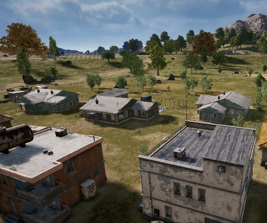 Guess the location on the PUBG Erangel map