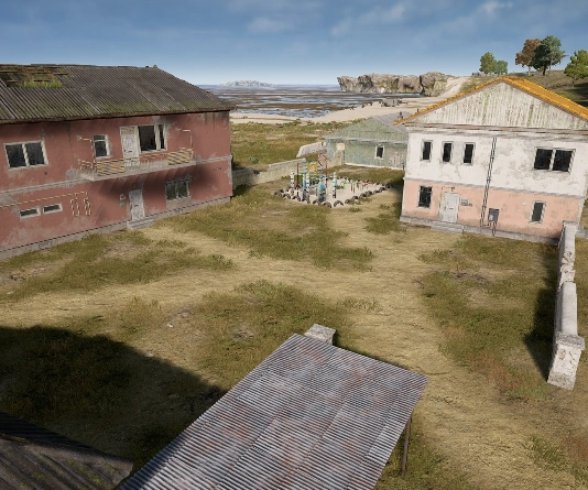 Guess the location on the PUBG Erangel map