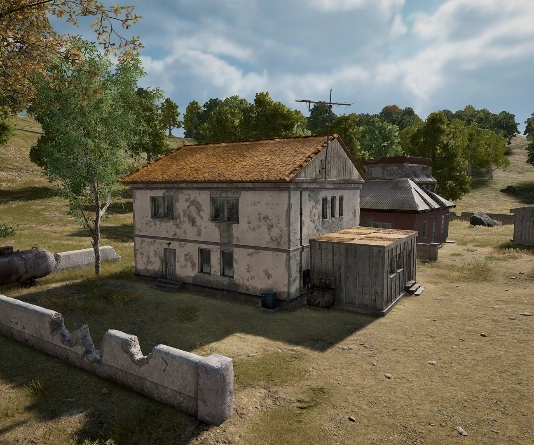 Guess the location on the PUBG Erangel map