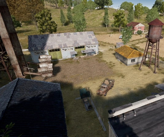 Guess the location on the PUBG Erangel map