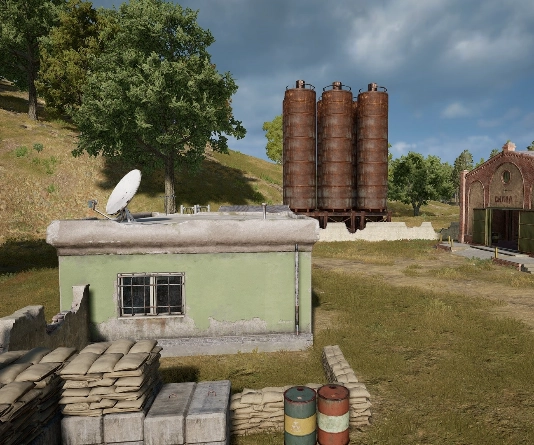 Guess the location on the PUBG Erangel map