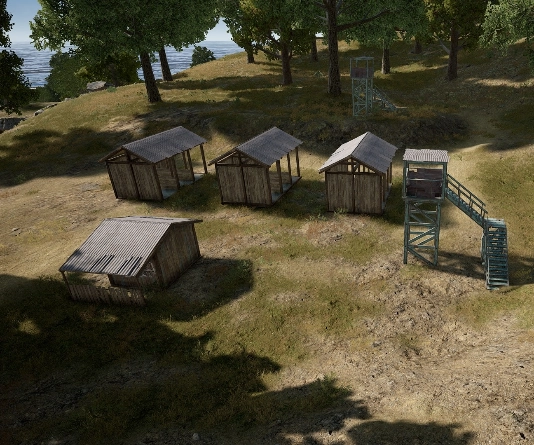 Guess the location on the PUBG Erangel map