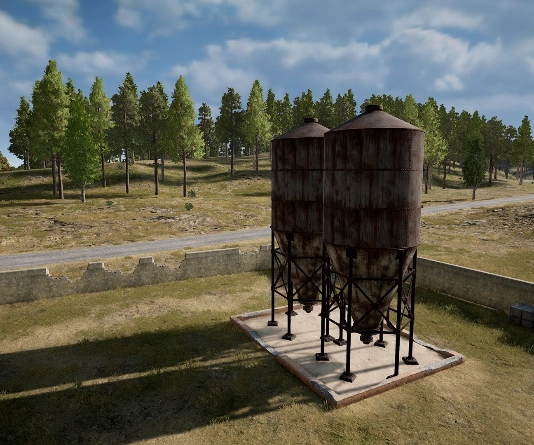 Guess the location on the PUBG Erangel map