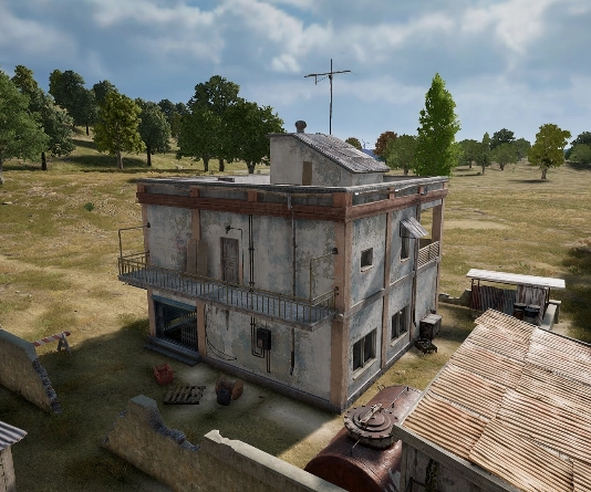 Guess the location on the PUBG Erangel map