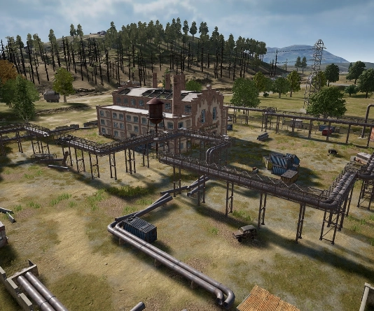 Guess the location on the PUBG Erangel map