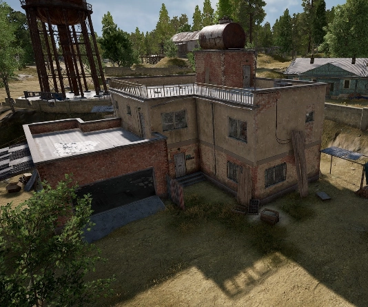 Guess the location on the PUBG Erangel map