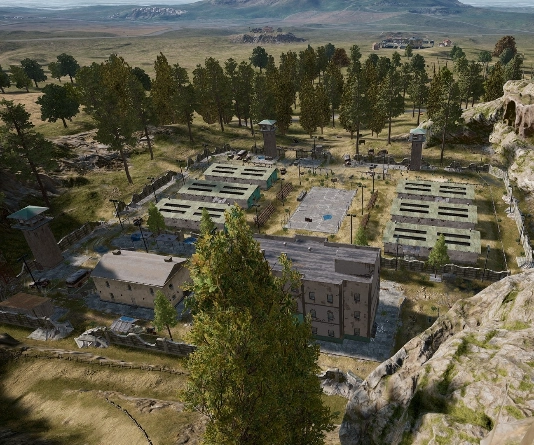 Guess the location on the PUBG Erangel map