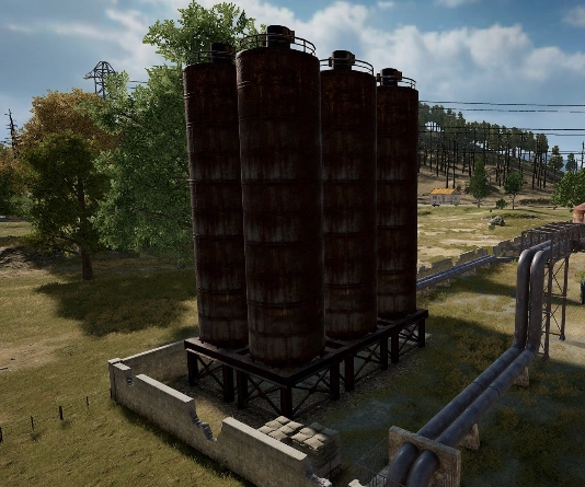 Guess the location on the PUBG Erangel map