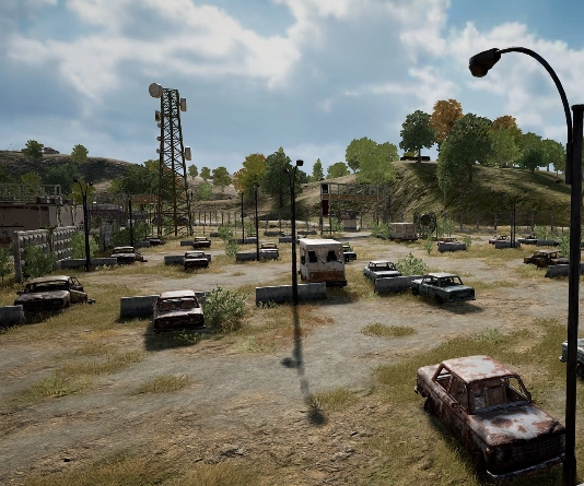 Guess the location on the PUBG Erangel map