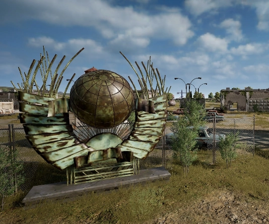 Guess the location on the PUBG Erangel map