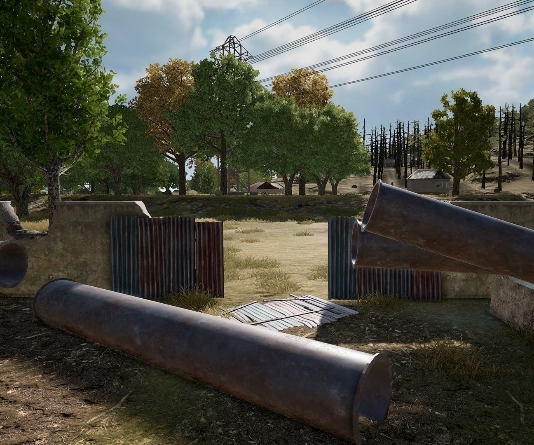 Guess the location on the PUBG Erangel map