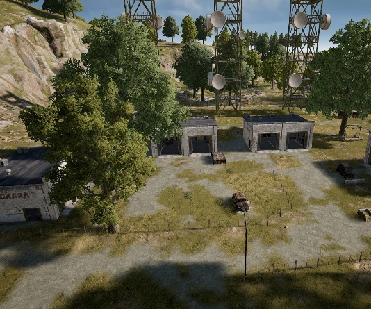 Guess the location on the PUBG Erangel map