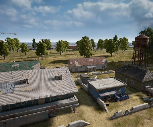 Guess the location on the PUBG Erangel map