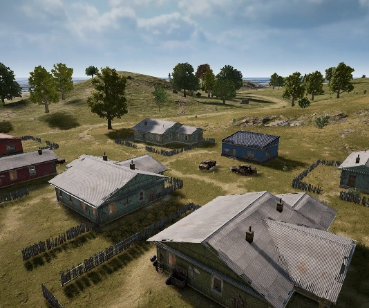 Guess the location on the PUBG Erangel map