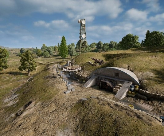 Guess the location on the PUBG Erangel map