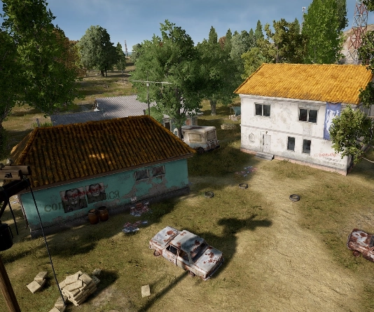 Guess the location on the PUBG Erangel map