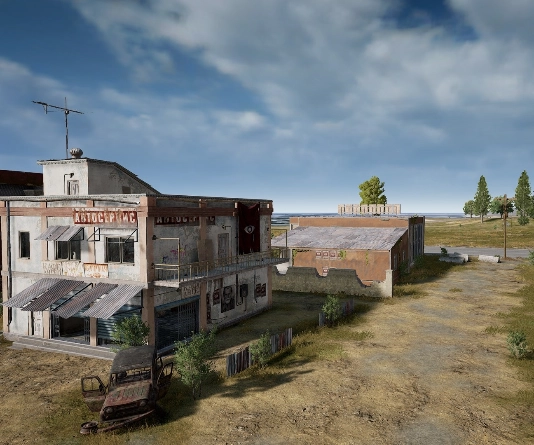 Guess the location on the PUBG Erangel map