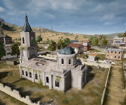 Guess the location on the PUBG Erangel map