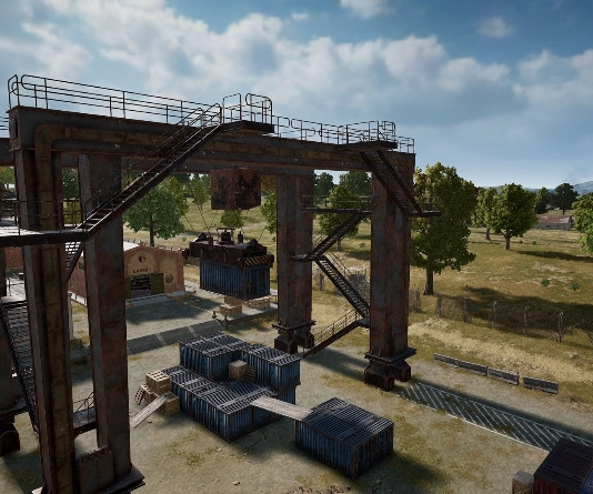 Guess the location on the PUBG Erangel map
