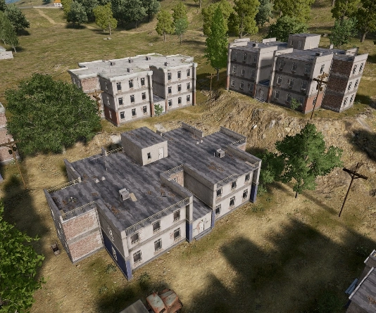 Guess the location on the PUBG Erangel map