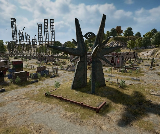 Guess the location on the PUBG Erangel map