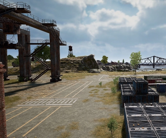 Guess the location on the PUBG Erangel map