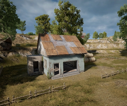 Guess the location on the PUBG Erangel map