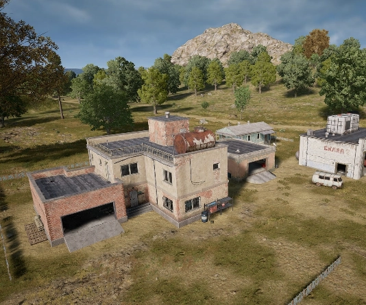 Guess the location on the PUBG Erangel map