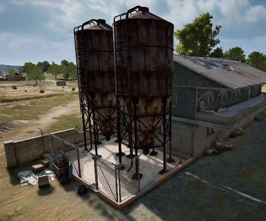 Guess the location on the PUBG Erangel map