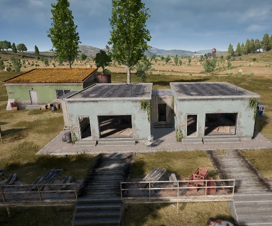 Guess the location on the PUBG Erangel map