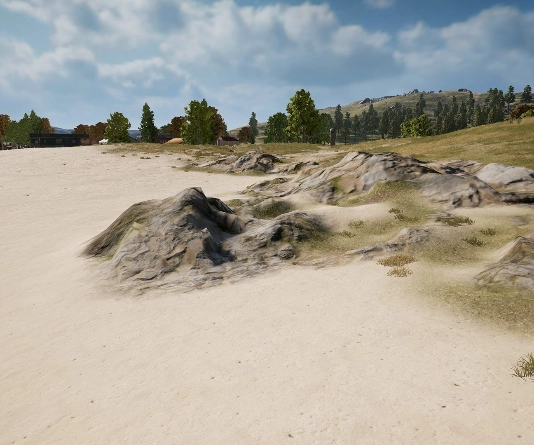Guess the location on the PUBG Erangel map