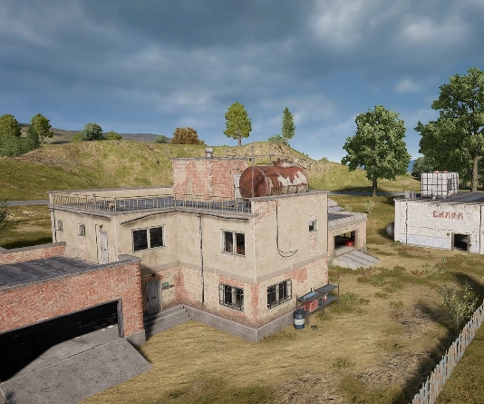 Guess the location on the PUBG Erangel map