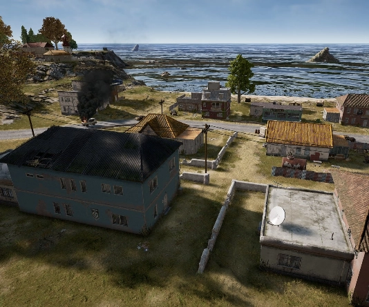 Guess the location on the PUBG Erangel map