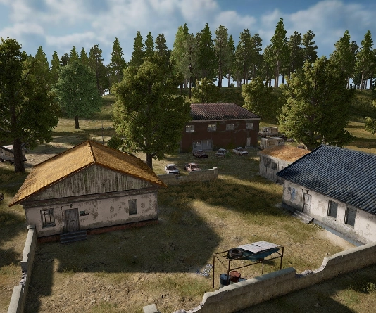 Guess the location on the PUBG Erangel map