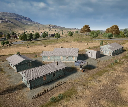 Guess the location on the PUBG Erangel map