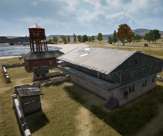 Guess the location on the PUBG Erangel map