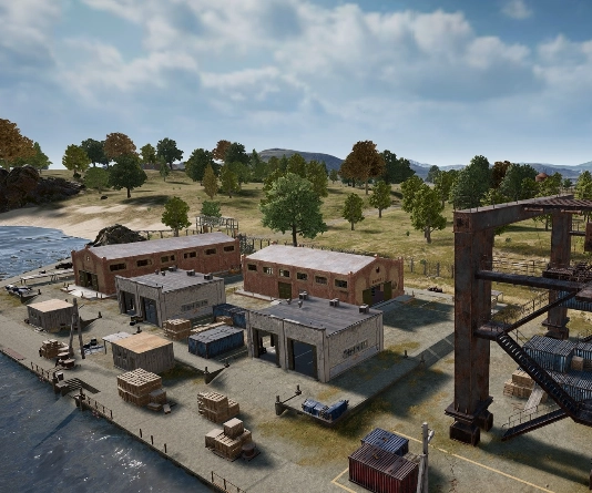 Guess the location on the PUBG Erangel map