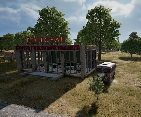 Guess the location on the PUBG Erangel map