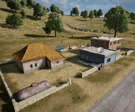 Guess the location on the PUBG Erangel map