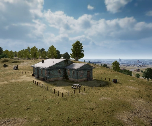 Guess the location on the PUBG Erangel map