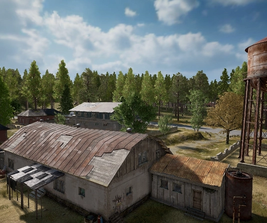 Guess the location on the PUBG Erangel map