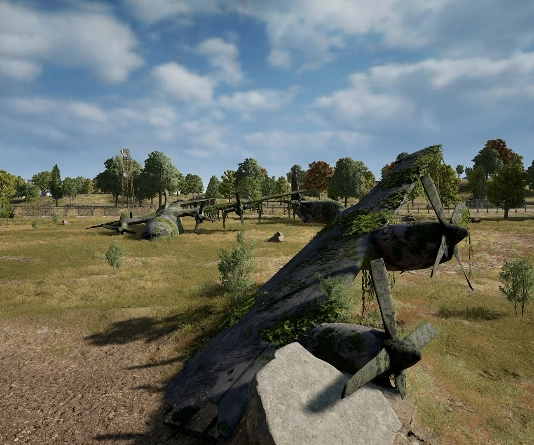 Guess the location on the PUBG Erangel map