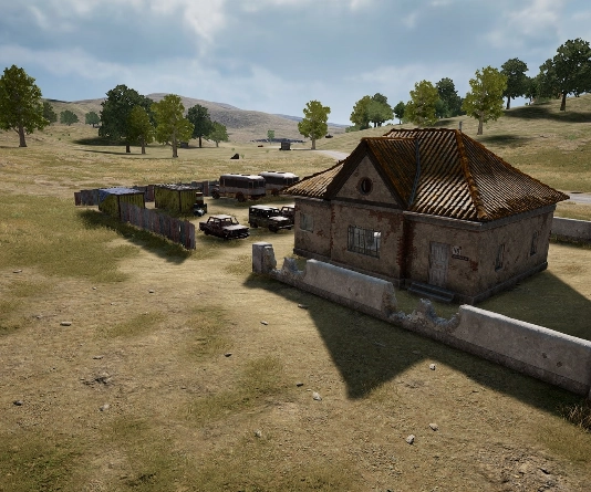 Guess the location on the PUBG Erangel map