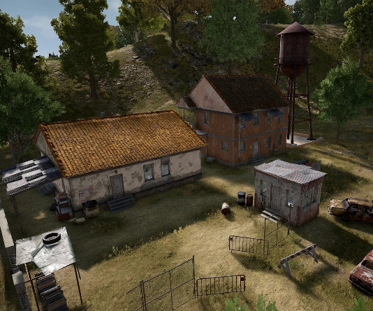 Guess the location on the PUBG Erangel map