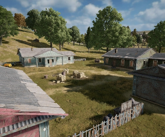 Guess the location on the PUBG Erangel map