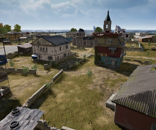 Guess the location on the PUBG Erangel map