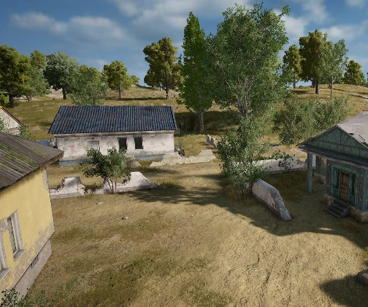 Guess the location on the PUBG Erangel map